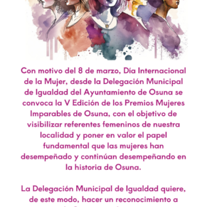 V EDICIÓN MUJERES IMPARABLES 2024
