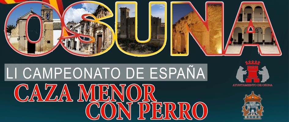 CARTEL CAMPEONATO ESPAÑA CAZA MENOR CON PERROS WEB