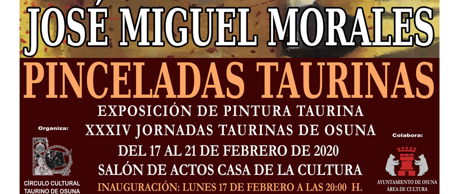 CARTEL EXPOSICION PINTURA TAURINA 2020 WEB