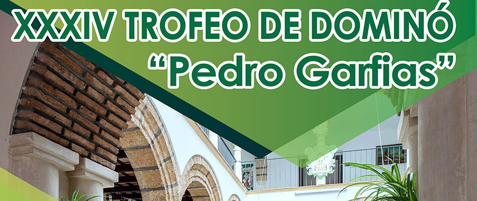 CARTEL TROFEO DOMINÓ PEDRO GARFIAS