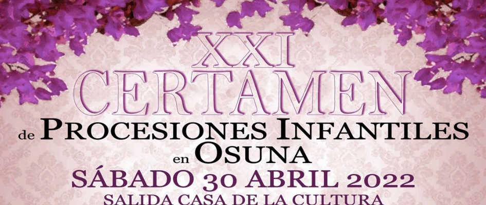 CARTEL XXI CERTAMEN PROCESIONES INFANTILES web