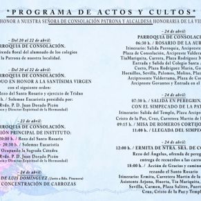 PROGRAM ACTOS ROMERIA