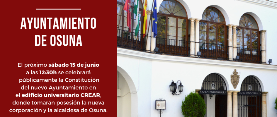 Pleno de Constitución del Ayuntamiento de Osuna