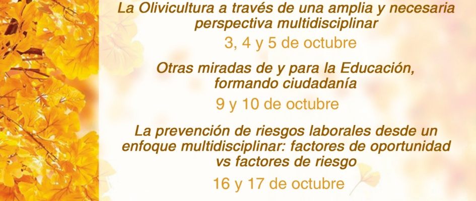CARTEL CURSOS DE OTOÑO 2018