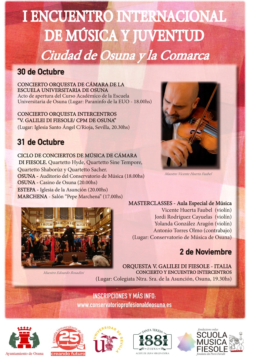 CARTEL I ENCUENTRO INTERNACIONAL MU¿SICA JUVENTUD