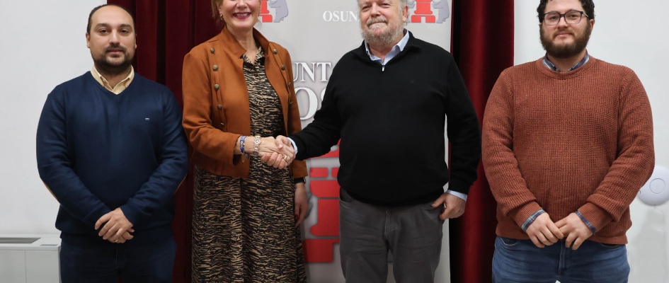 EL AYUNTAMIENTO DE OSUNA FIRMA CON LA BANDA DE MÚSICA VILLA DE OSUNA UN NUEVO CONVENIO DE COLABORACIÓN