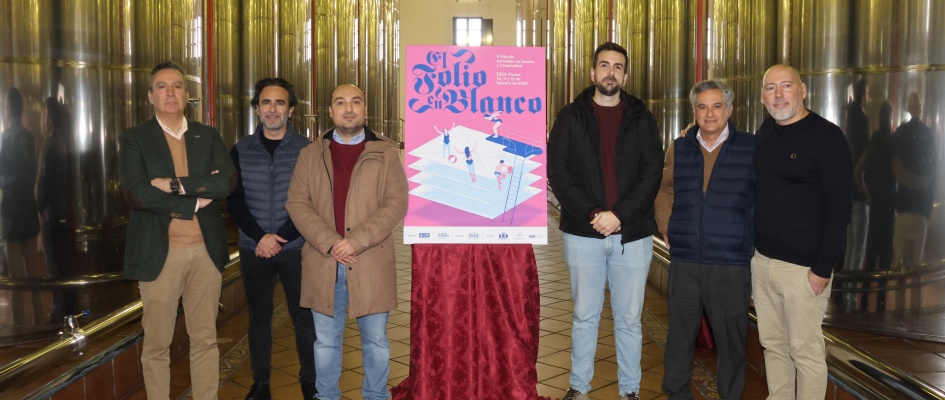 PRESENTADO EL CARTEL DE LAS V JORNADAS DE DISEÑO Y CREATIVIDAD ¿EL FOLIO EN BLANCO¿